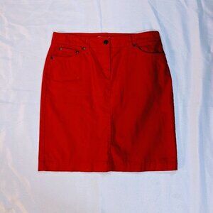 Red Jones New York Sport Skirt